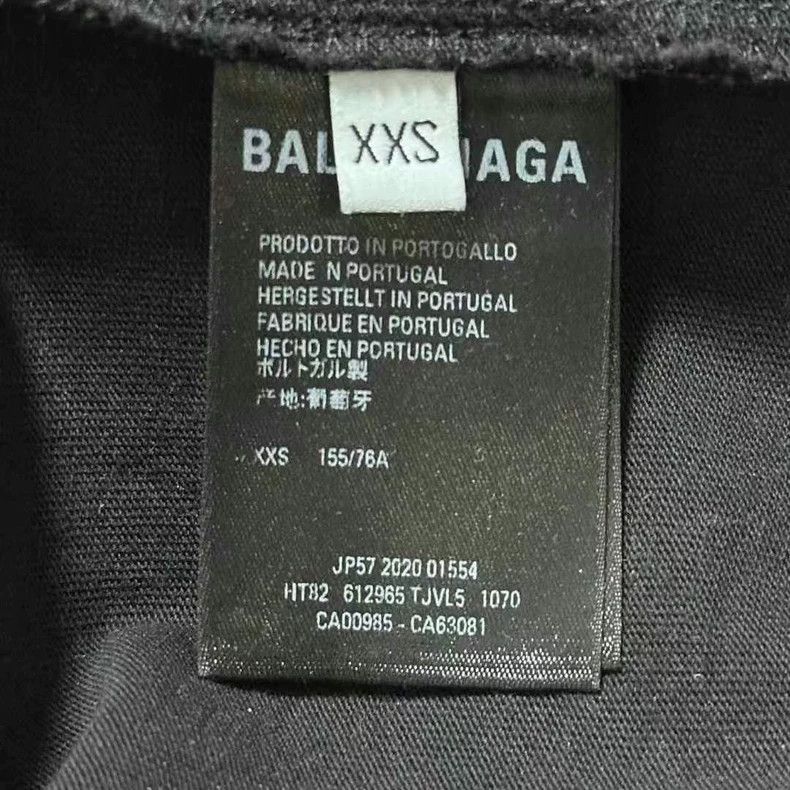 Balenciaga Balenciaga I Love U Black Sabotage Short Sleeve 2504-Nextar Size US XXS / EU 40 - 7 Thumbnail