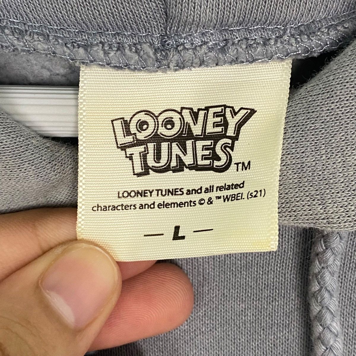 Other Vintage Looney Tunes Big Printed Hoodie Sweater Blue Size L Size US L / EU 52-54 / 3 - 7 Thumbnail