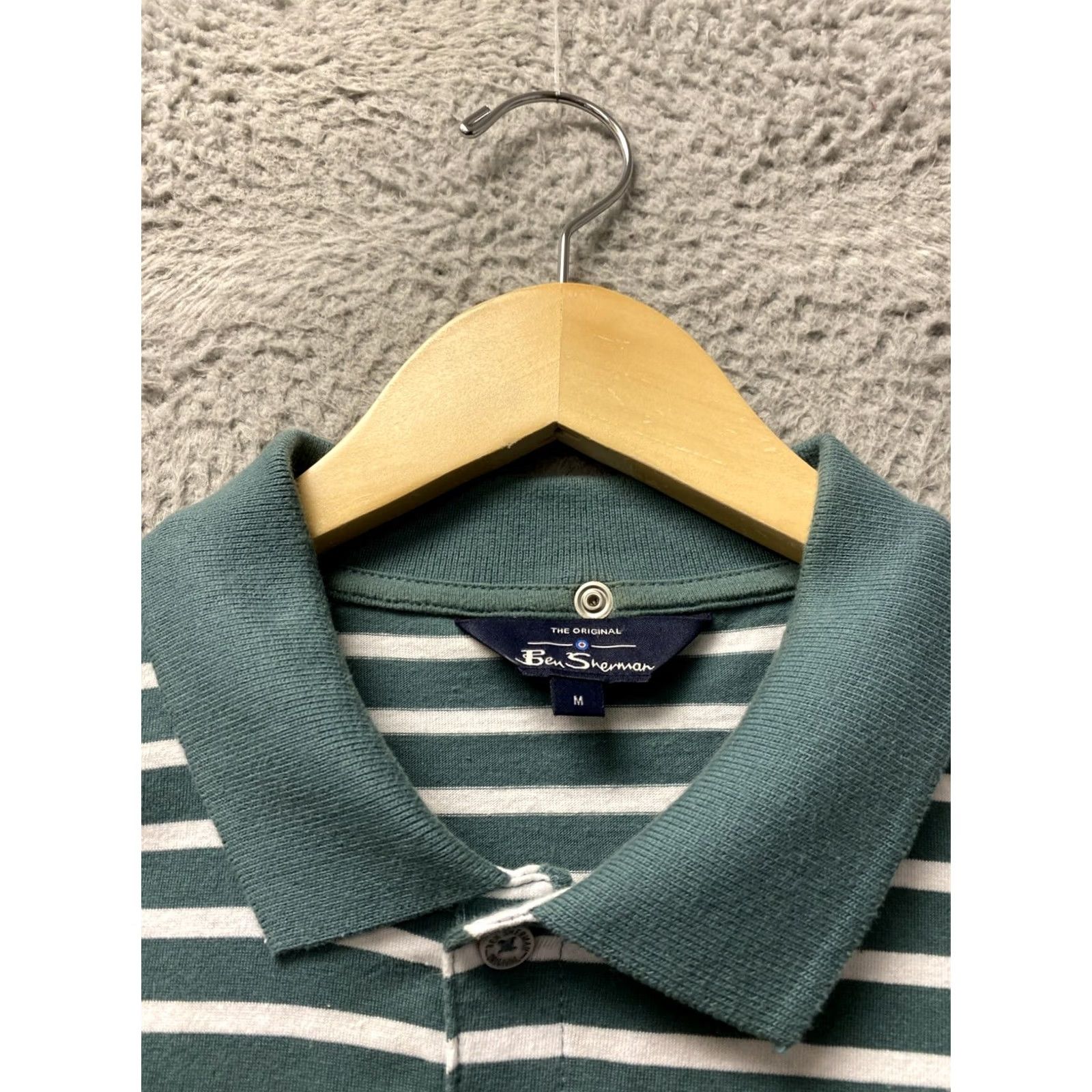 Ben Sherman Ben Sherman Polo Shirt Men M Sport Golf Green Stripes /0849 Size US M / EU 48-50 / 2 - 3 Thumbnail