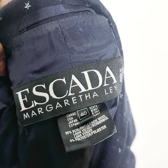 Escada Escada | Wool Star Blazer Size M / US 6-8 / IT 42-44 - 5 Thumbnail