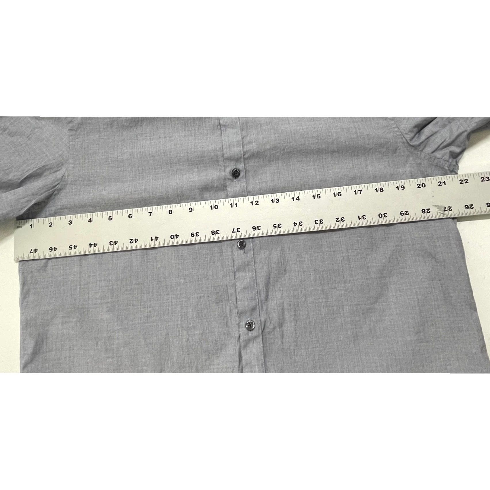 Vintage Jill Stuart Button-Up Shirt Men XL Blue Short Sleeve Slim Fit Minimalist Preppy Shirt Size US XL / EU 56 / 4 - 6 Thumbnail