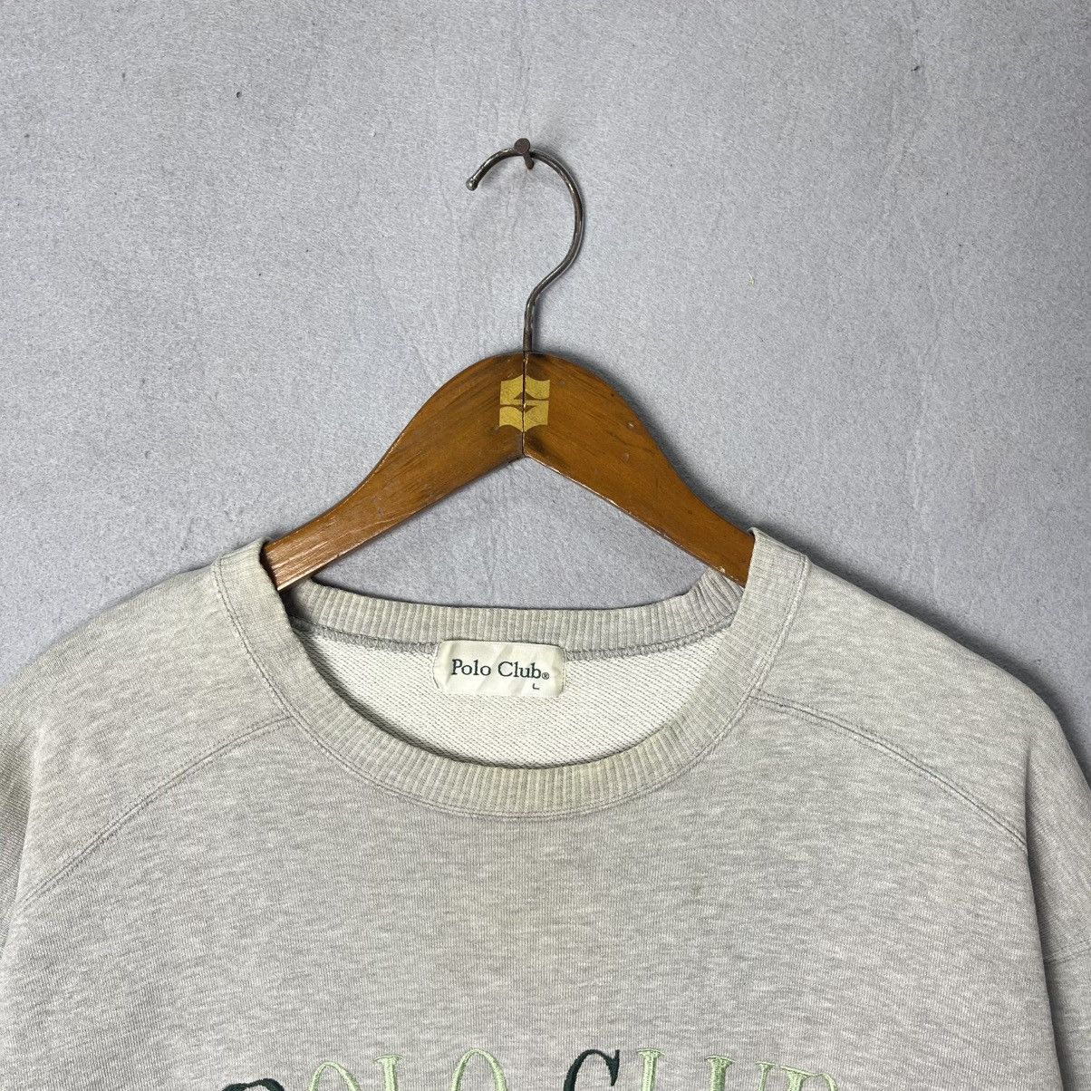 Vintage Vintage Polo Club Embroidered Sweatshirt Size US L / EU 52-54 / 3 - 2 Thumbnail