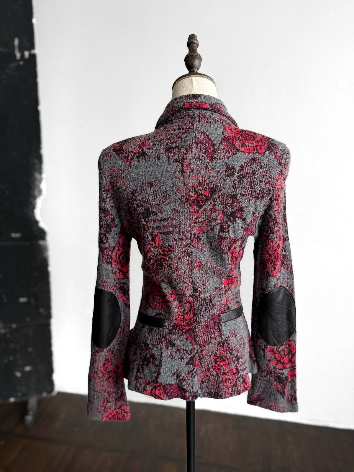 Other Aldo Martins Womens Wool Cashmere Blazer Patterned Barcelona Size S / US 4 / IT 40 - 4 Thumbnail