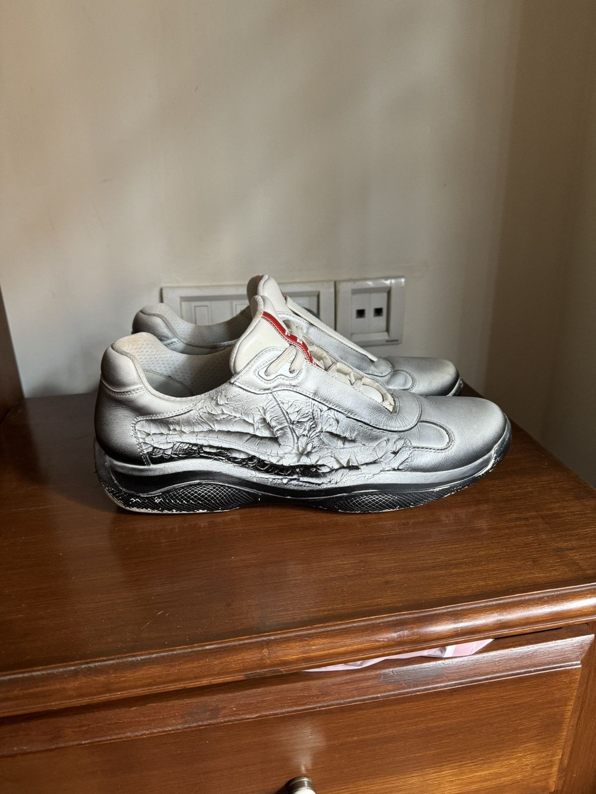 Prada Prada x Cassius Hirst (signed by Cassius) Size US 12 / EU 45 - 1 Thumbnail