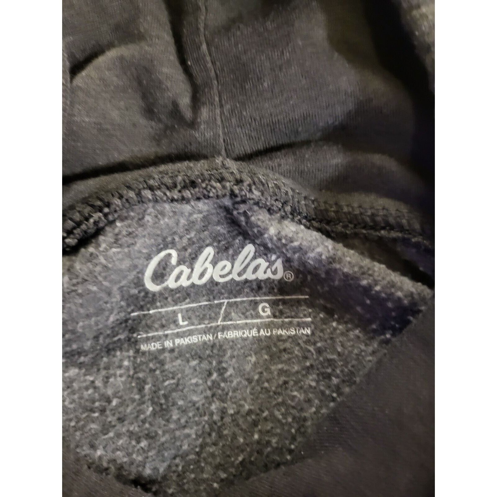 Cabelas Cabelas Mens Large Hoodie Sweatshirt Gray & Green Size US L / EU 52-54 / 3 - 3 Thumbnail