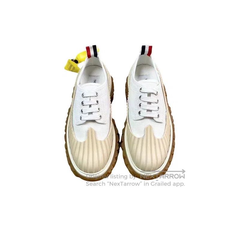 Thom Browne Thom Browne White Peep Shoe Size US 7 / EU 40 - 1 Thumbnail