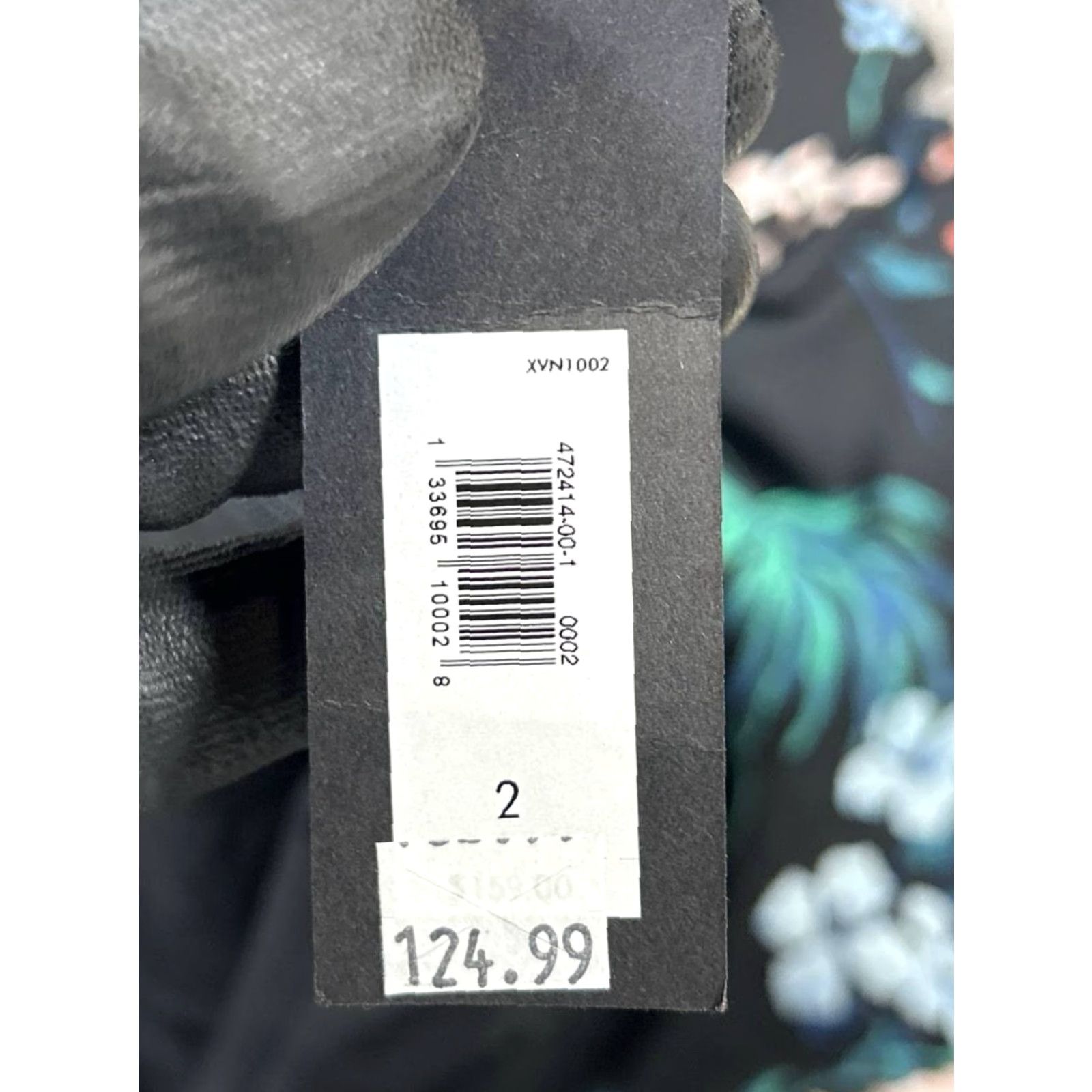 Banana Republic Banana Republic Dress Womens 2 Black Blue Pink Floral Wrap Blouson New Size XS / US 0-2 / IT 36-38 - 5 Thumbnail