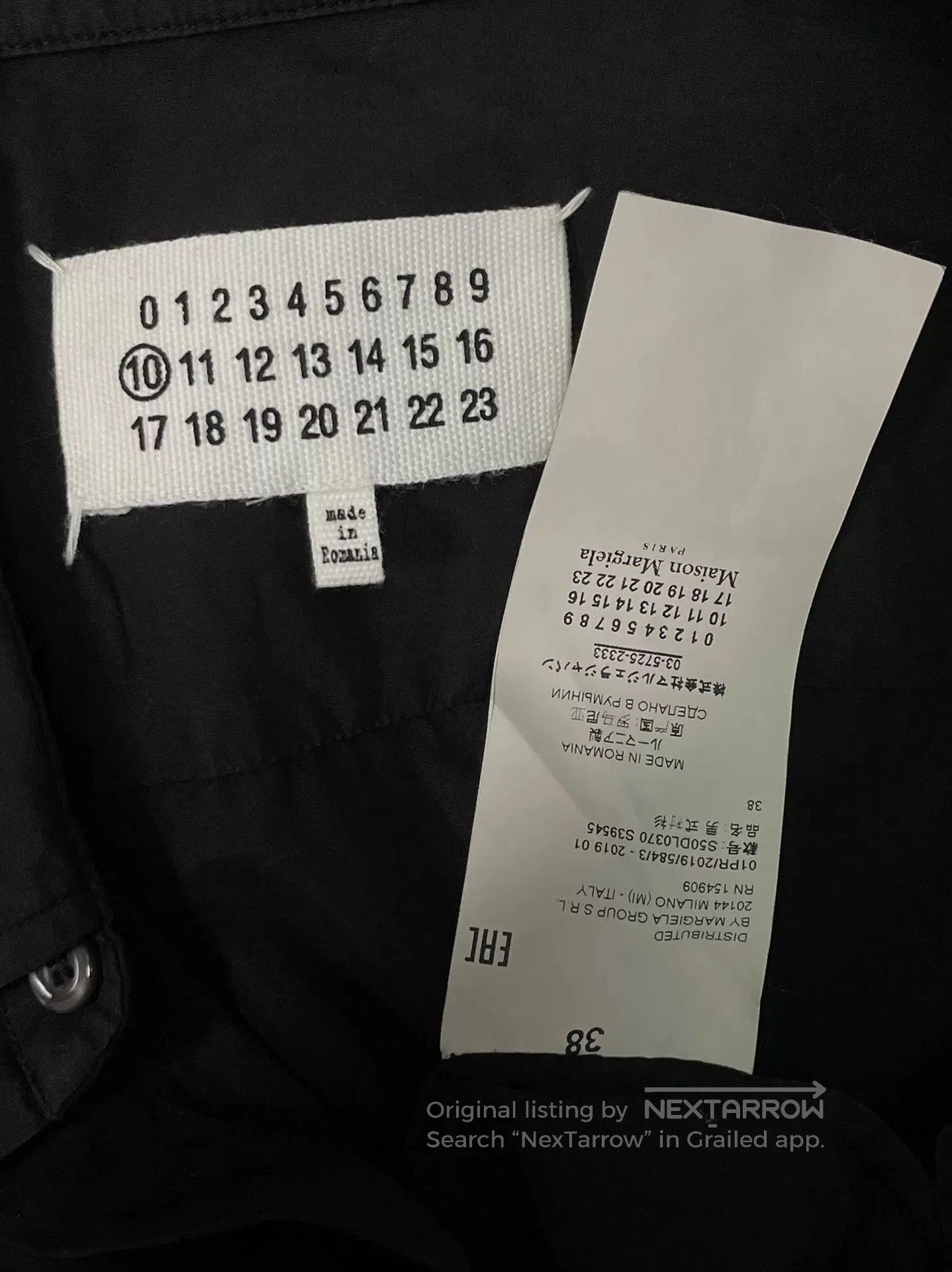 Maison Margiela Maison Margiela S/S19 Pocket Shirt. Size US M / EU 48-50 / 2 - 6 Thumbnail