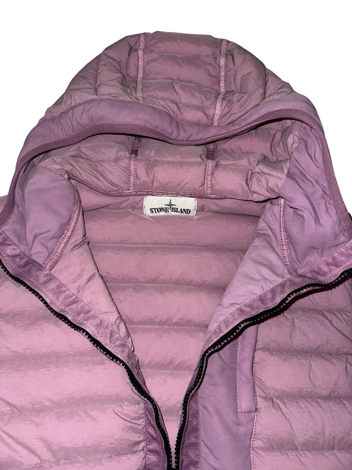 Stone Island S/S 20 Stone Island Pink Loom Woven Down Chambers Jacket Size S / US 4 / IT 40 - 3 Thumbnail