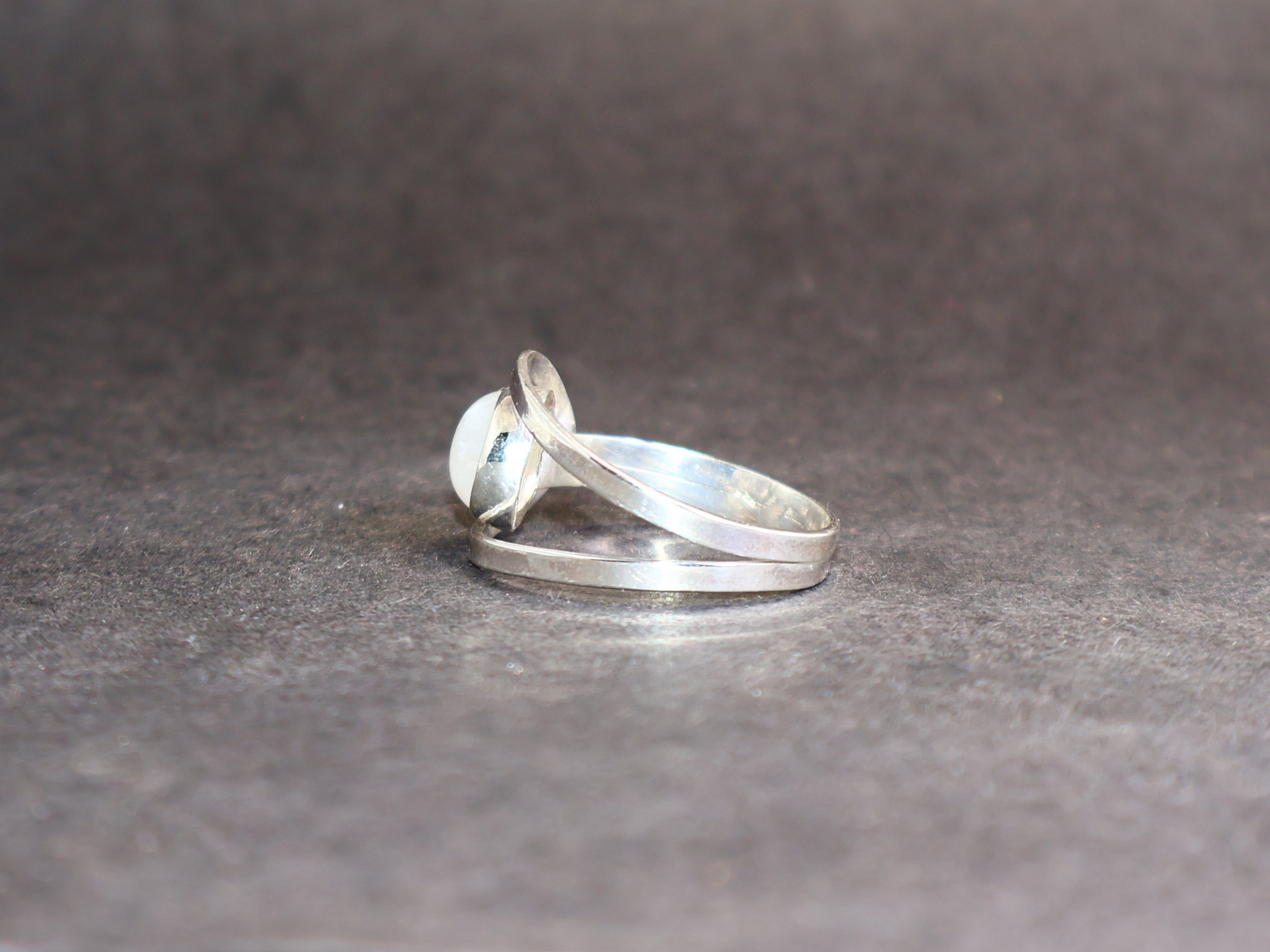Handmade Moonstone ring. 925 Sterling Silver Ring, Handmade Boho Ring Size ONE SIZE - 4 Thumbnail