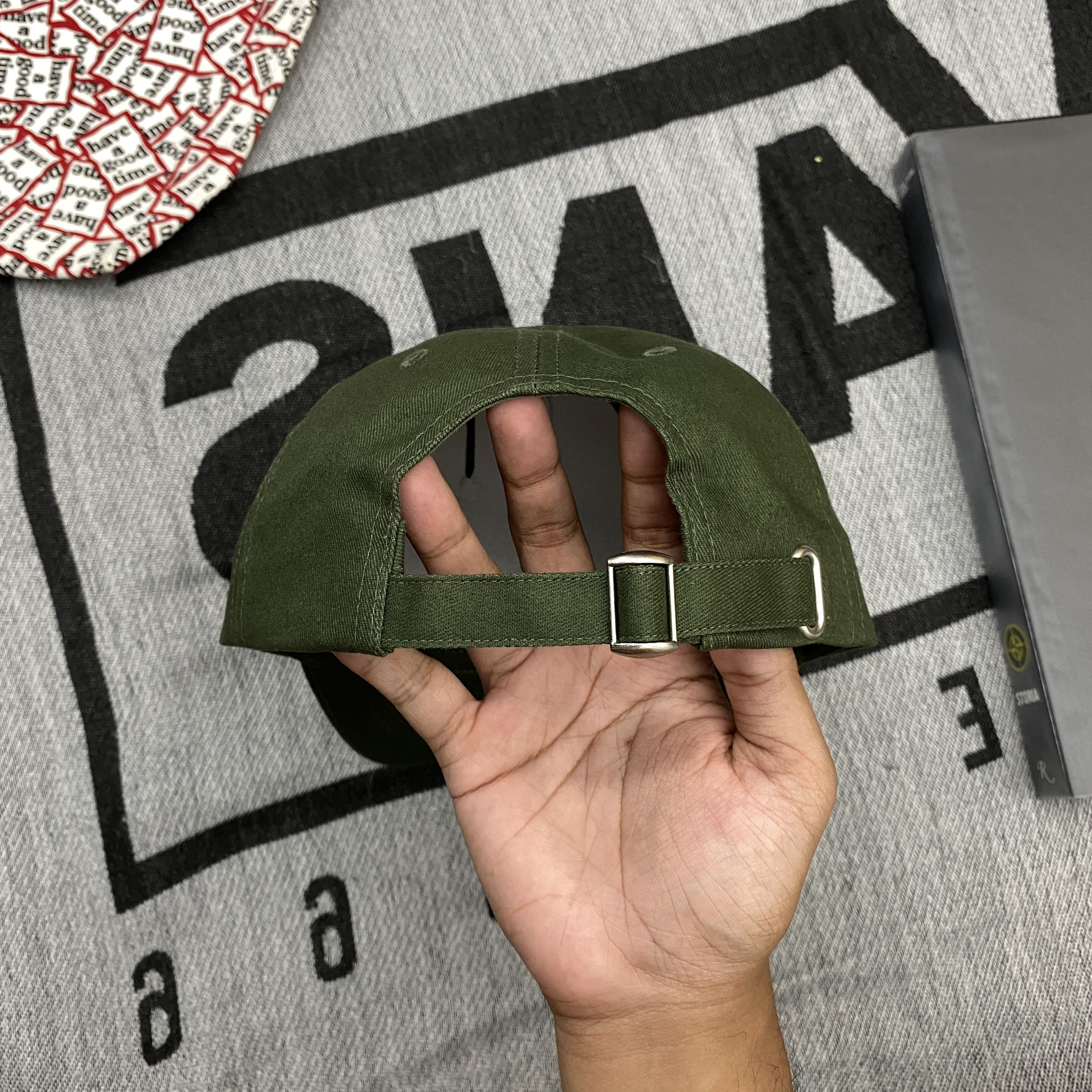 Stussy Stussy Basic Logo Cap Hat Forest Size ONE SIZE - 3 Thumbnail