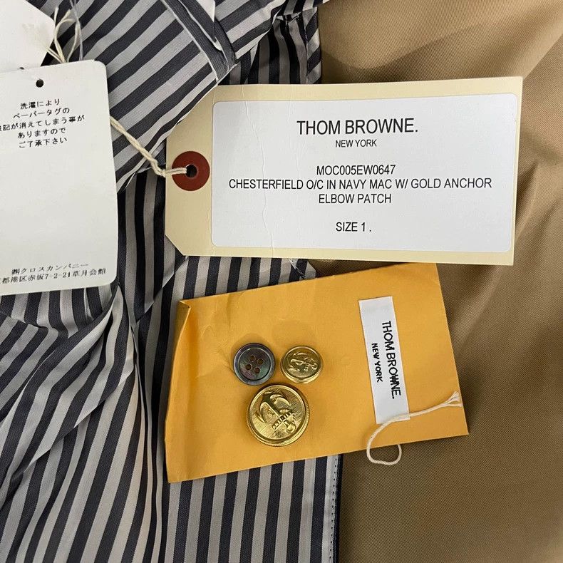 Thom Browne Thom Browne Anchor, dragon claw, coat, windbreaker 2503-Ne Size US S / EU 44-46 / 1 - 3 Thumbnail