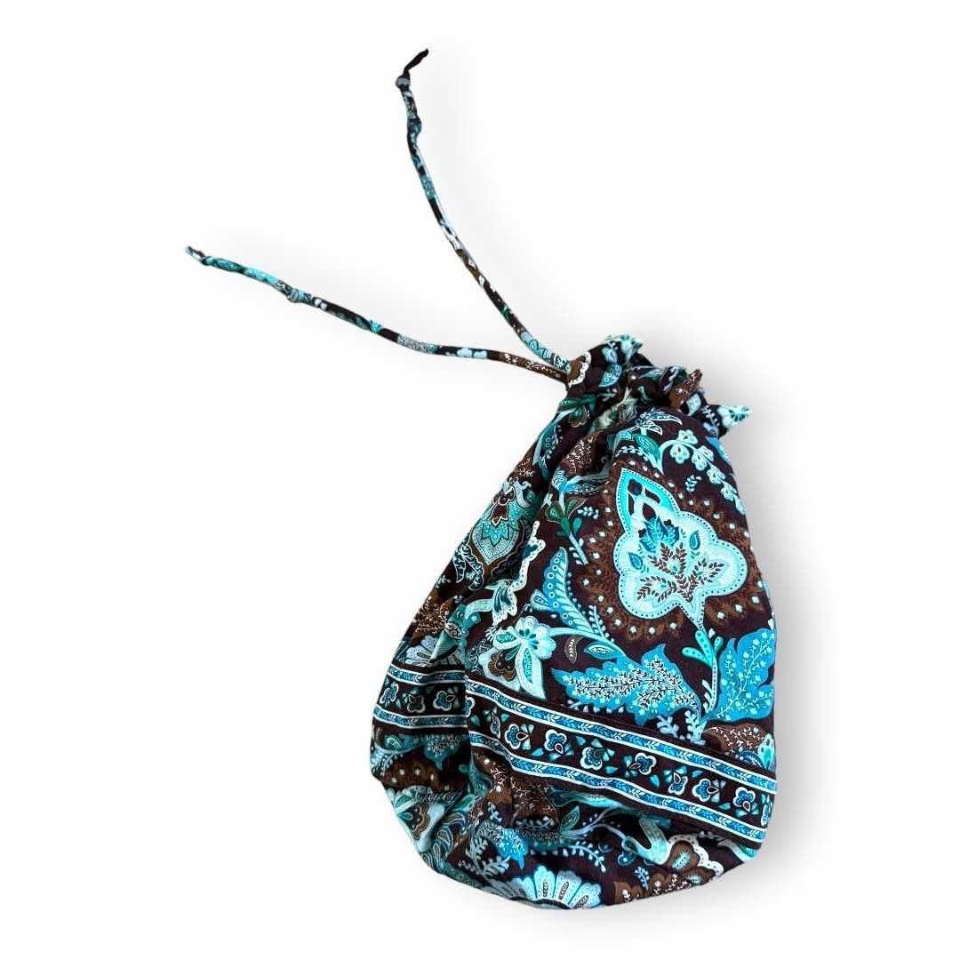Vera Bradley Vera Bradley Java Blue Brown Paisley Ditty Bag Wet Plastic Size ONE SIZE - 3 Thumbnail