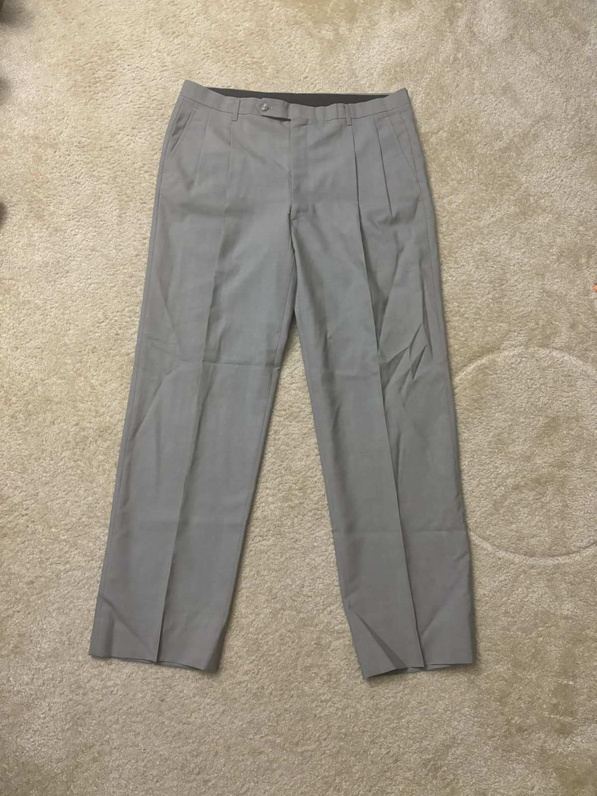 Oscar De La Renta Oscar de la renta pleated slacks Size US 38 / EU 54 - 1 Thumbnail
