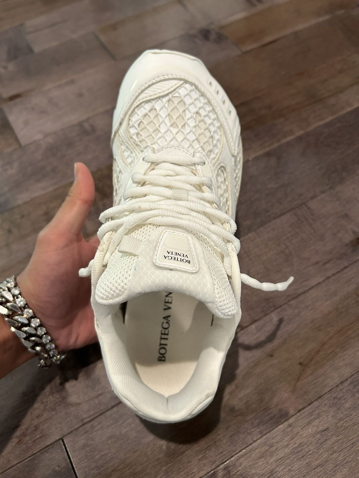 Bottega Veneta × Designer Bottega Veneta orbit sneakers all white size 41 (8 Men’s) Size US 9.5 / IT 39.5 - 10 Thumbnail