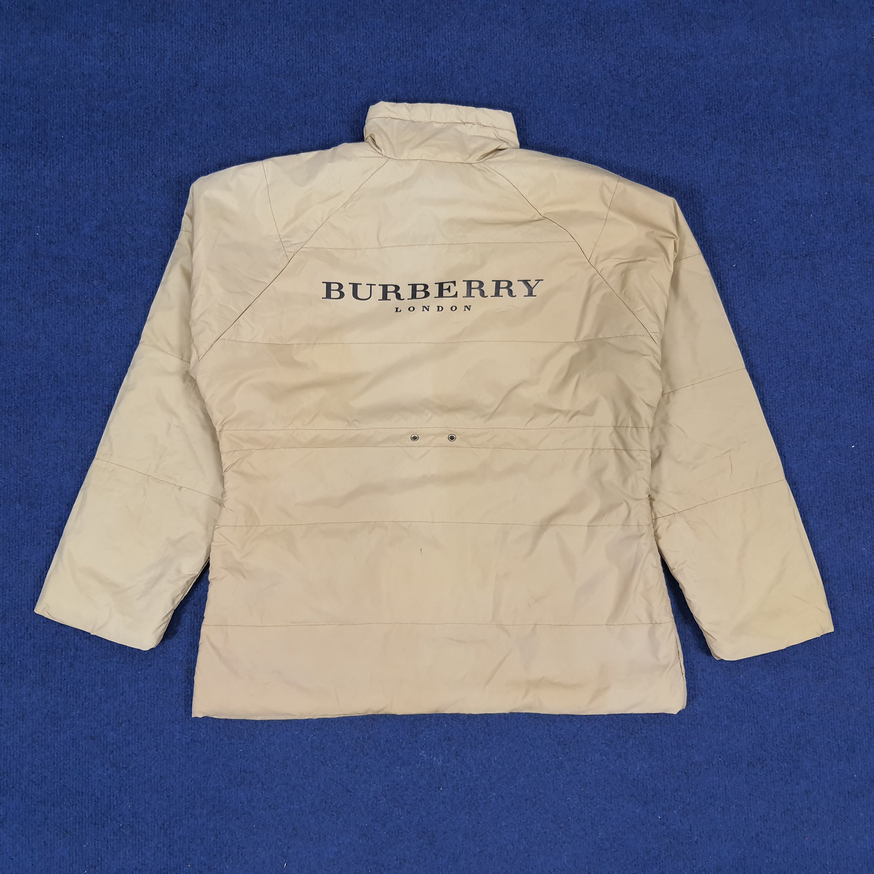 Burberry × Vintage Vintage Burberry London Spell Out Custom Logo Jacket Size US M / EU 48-50 / 2 - 1 Thumbnail