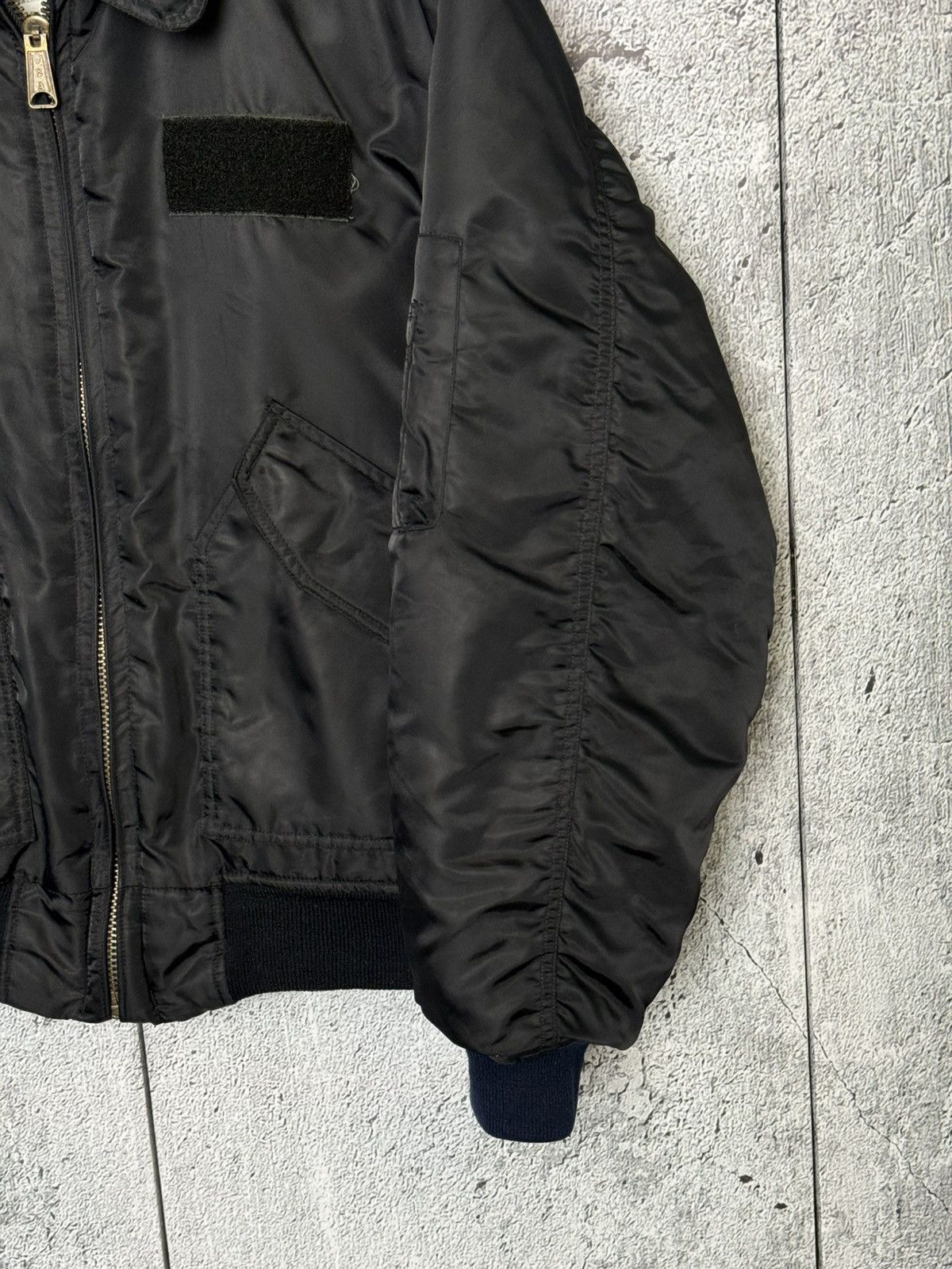 Alpha Industries CWU 45/P Flight Nylon Bomber Jacket USA Military Style MA-1 Size US M / EU 48-50 / 2 - 4 Thumbnail