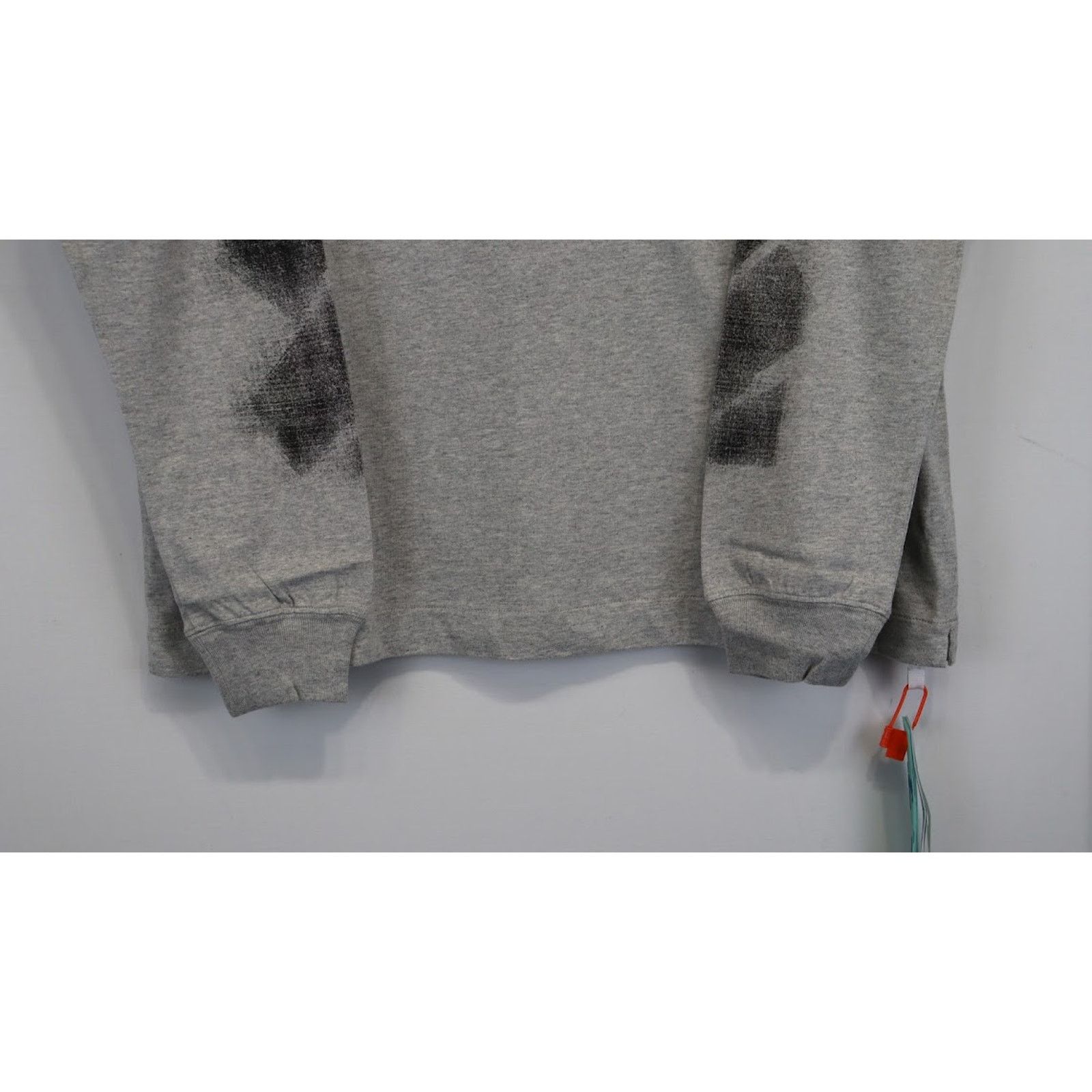Off-White o1rshd1 Q:2 / DUP /Jumbo Arrow Double Long Sleeve Tee Grey Size US XL / EU 56 / 4 - 4 Thumbnail