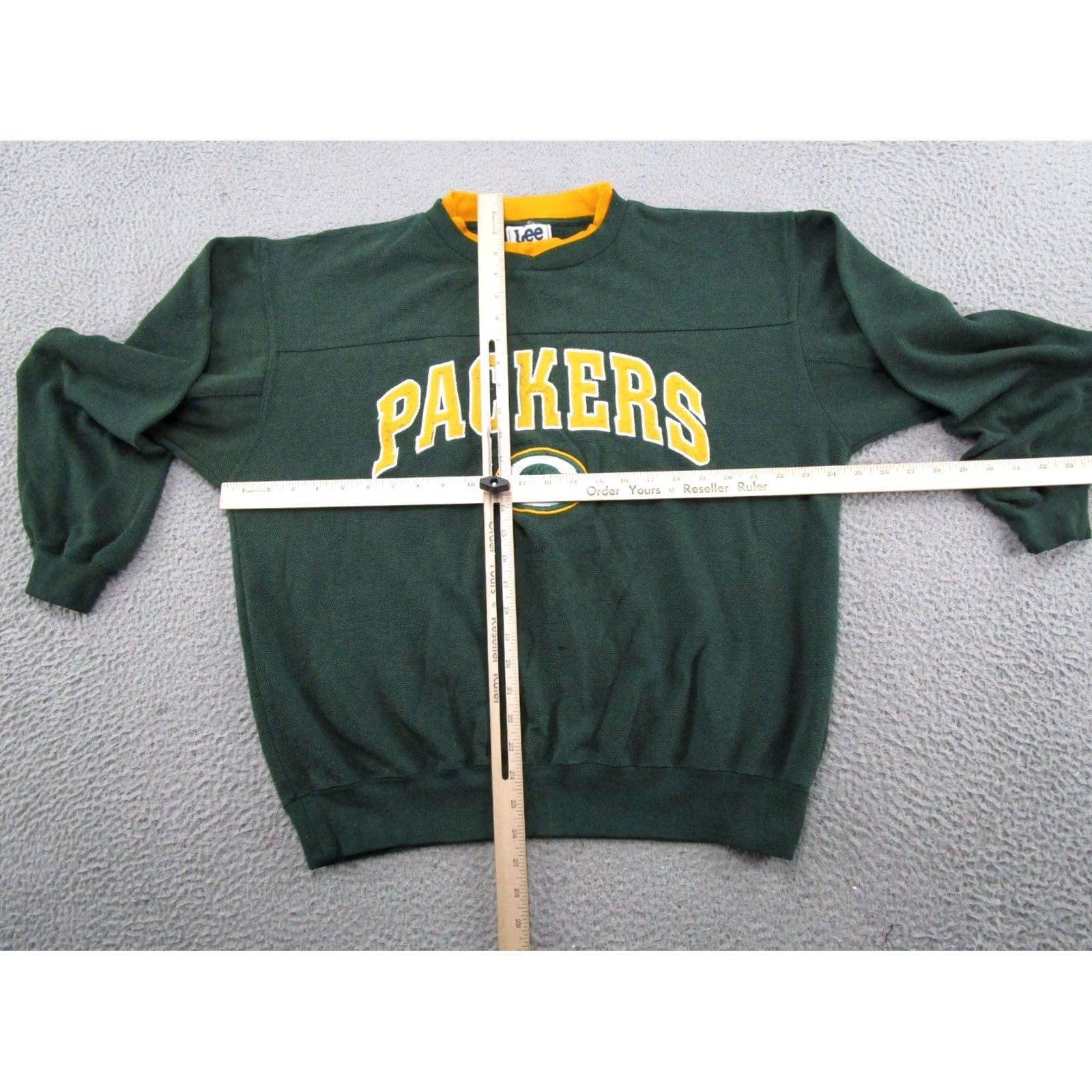 Lee VINTAGE Green Bay Packers Sweatshirt Crew Neck M Embroidered NFL Lee Knit Pullover Men Green 90s Sports Hooded Size US M / EU 48-50 / 2 - 5 Thumbnail