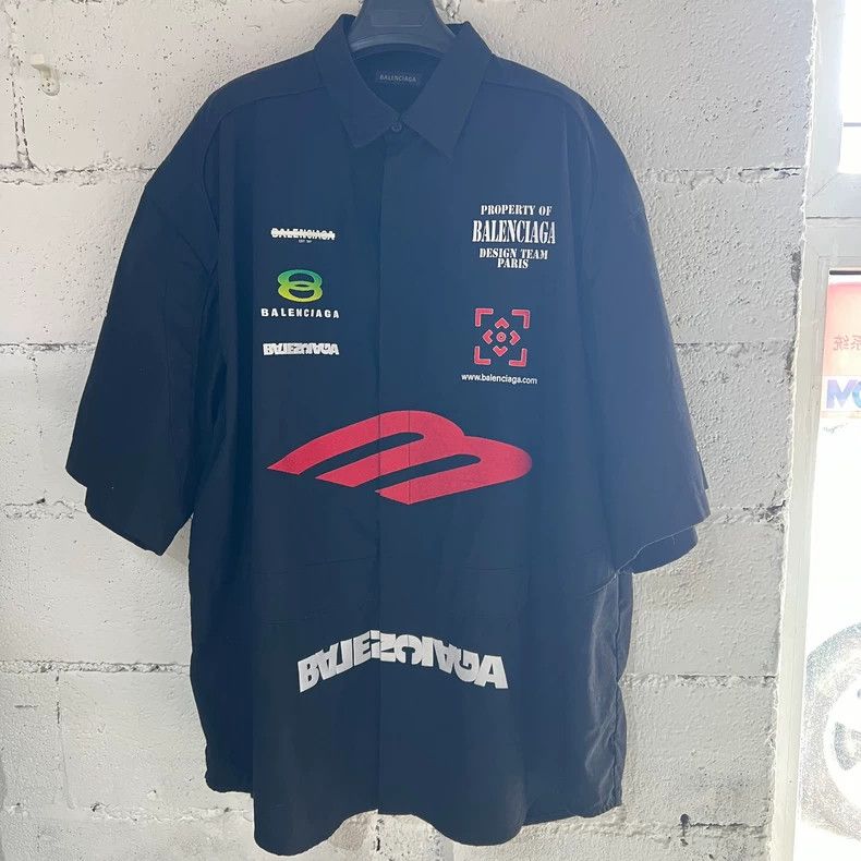 Balenciaga Balenciaga Black Short Sleeve Shirt Size US XS / EU 42 / 0 - 1 Thumbnail