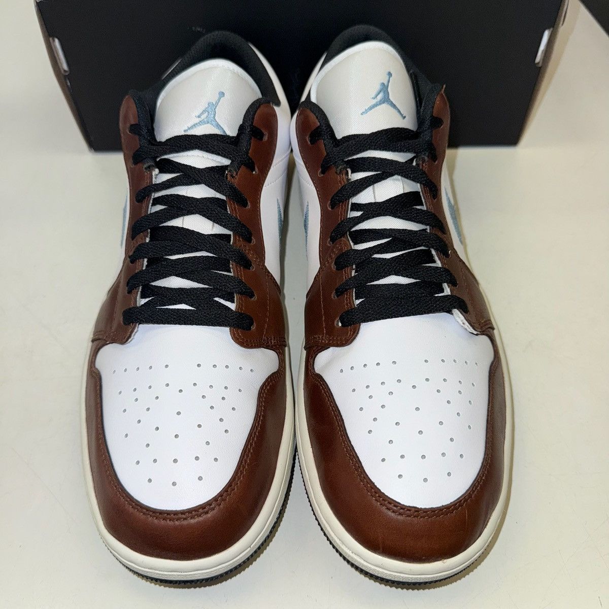Jordan Brand × Nike Size 13 - Nike Air Jordan Retro 1 Low White Brown FQ7832-142 Size US 13 / EU 46 - 4 Thumbnail
