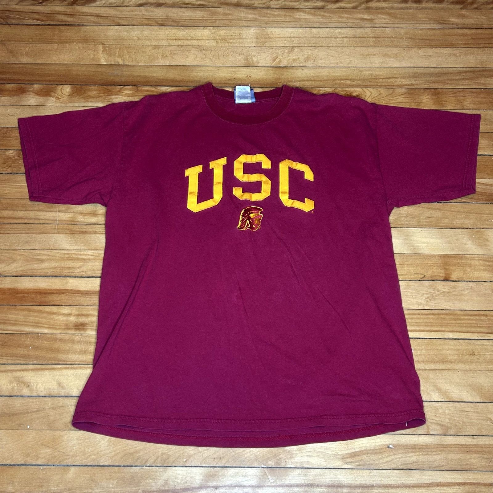 Vintage Y2K USC Trojans T-Shirt XL Size US XL / EU 56 / 4 - 2 Thumbnail