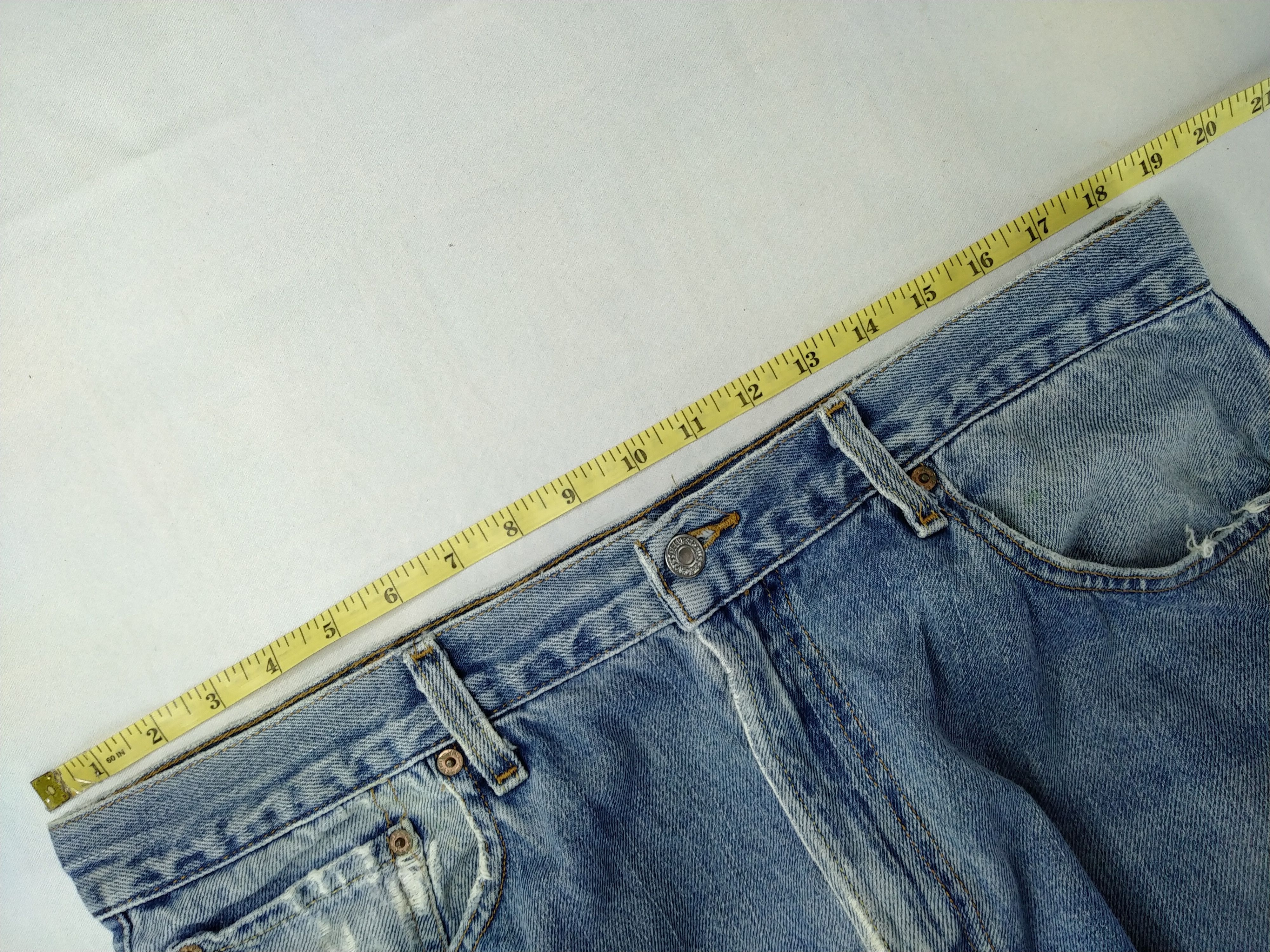 Levi's BlueVintage Levi's 505 Regular Fit Denim 37 x 31.5 -JN641 Size US 37 - 4 Thumbnail