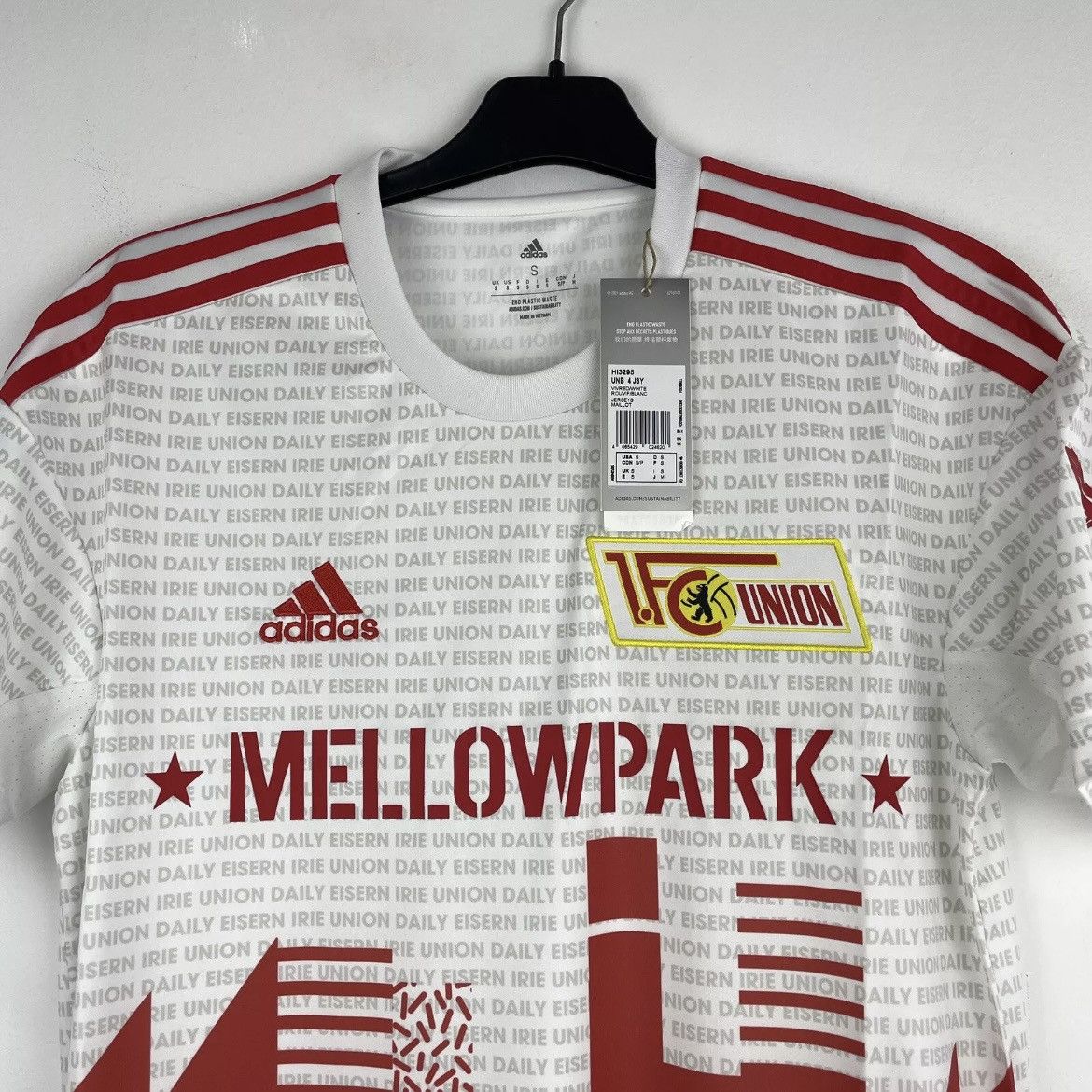 Adidas Union Berlin Fourth Adidas Men’s Jersey Shirt 2022/2023 sz S Size US S / EU 44-46 / 1 - 2 Thumbnail
