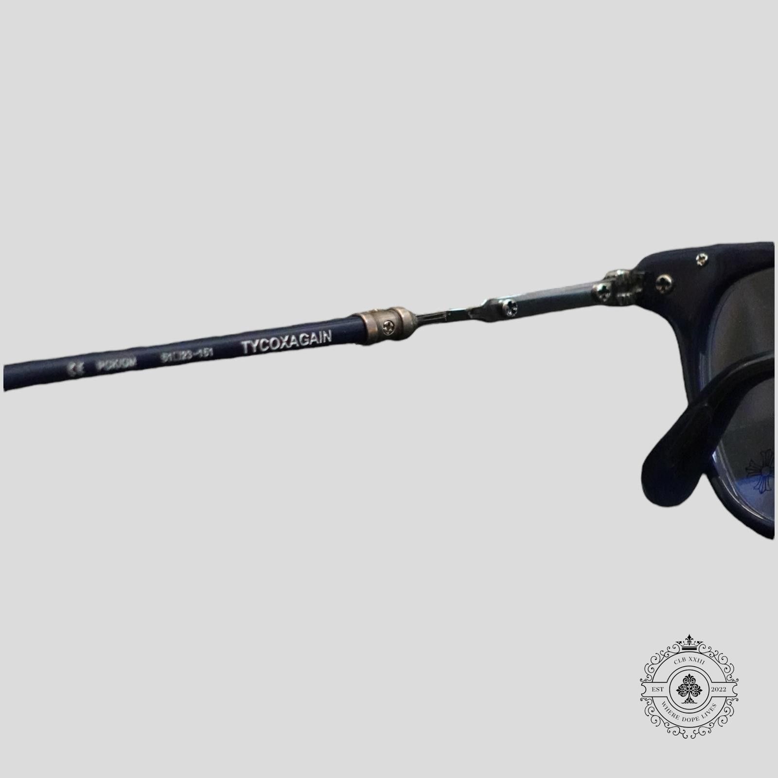 Chrome Hearts Chrome Hearts Tycoxagain Glasses in Blue/Silver Size ONE SIZE - 5 Thumbnail