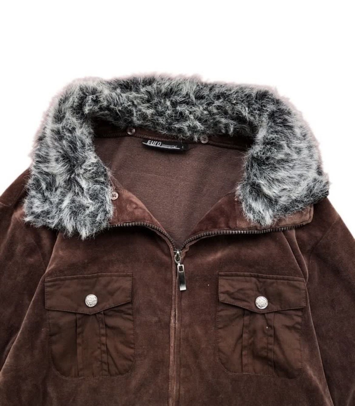 Vintage Vintage Euro immortal Fur Corduroy Jacket Size US L / EU 52-54 / 3 - 3 Thumbnail