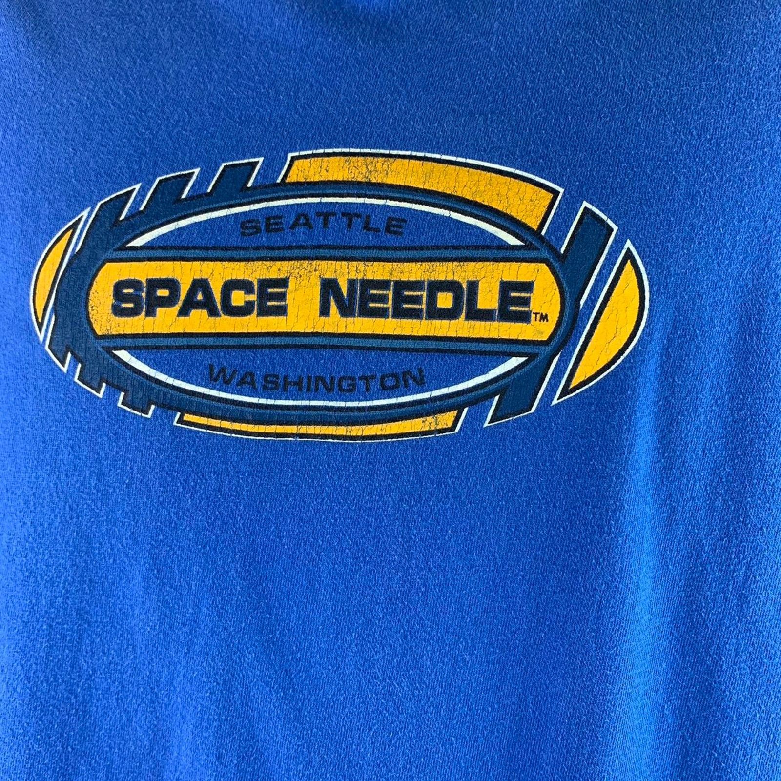 Vintage Vintage 90s Seattle Washington Space Needle T-shirt Size US XXL / EU 58 / 5 - 3 Thumbnail