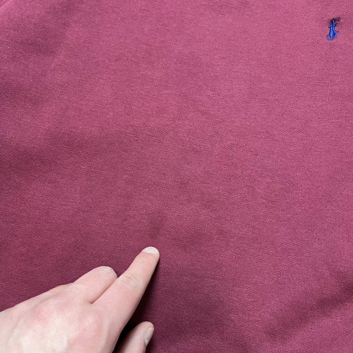 Polo Ralph Lauren Rare 80s Ralph Lauren Made in USA Burgundy Sweatshirt Size US S / EU 44-46 / 1 - 5 Thumbnail