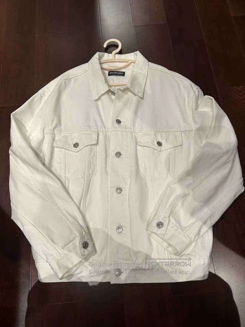 Balenciaga White denim jacket