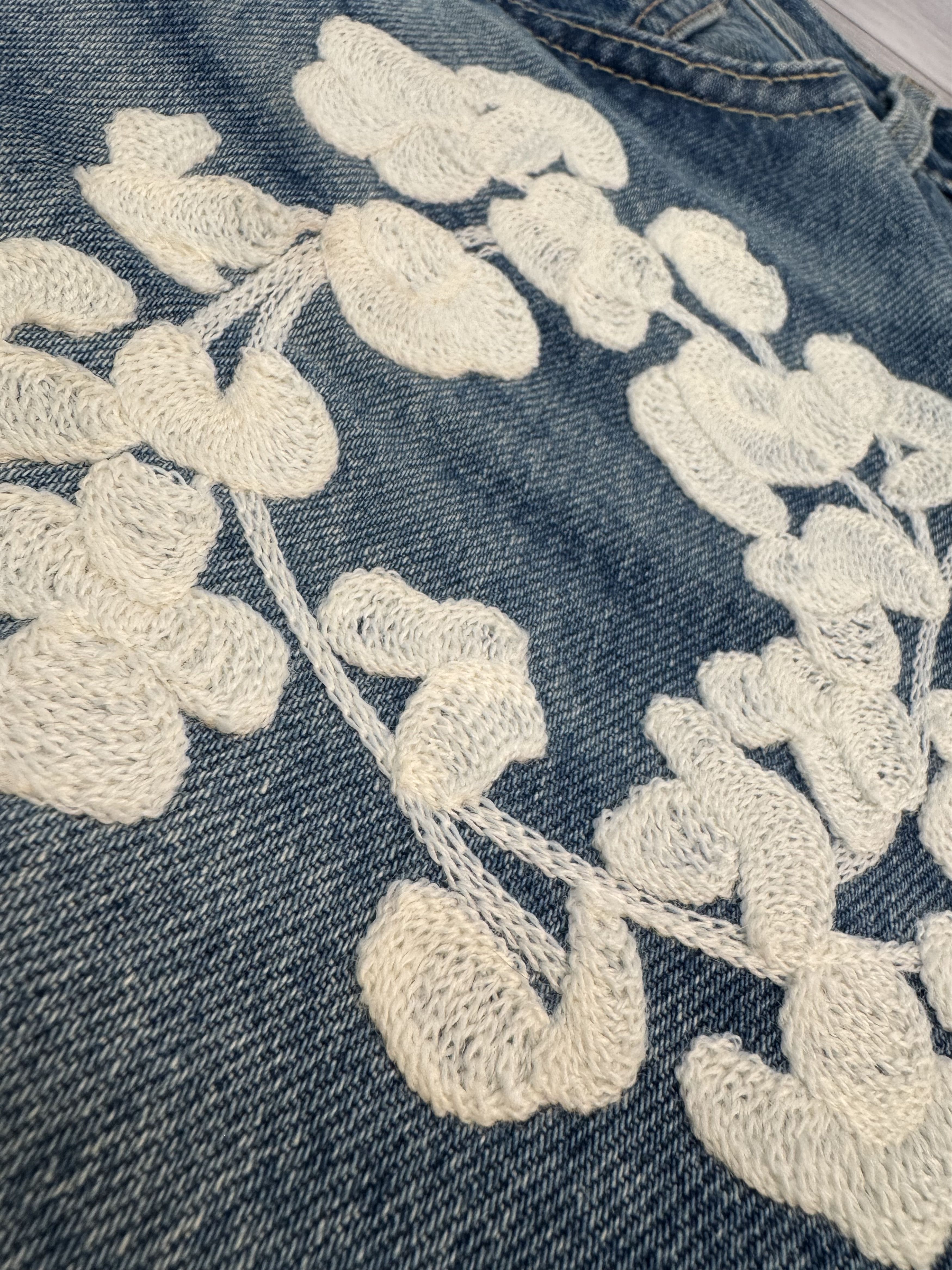 DENIM TEARS Denim Tears X Levi’s Chainstitch Cotton Wreath Size US 31 - 5 Thumbnail