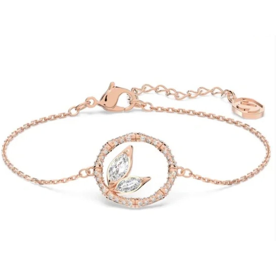 Swarovski Swarovski Dellium bracelet Bamboo, White, Rose gold-tone Size ONE SIZE - 2 Thumbnail