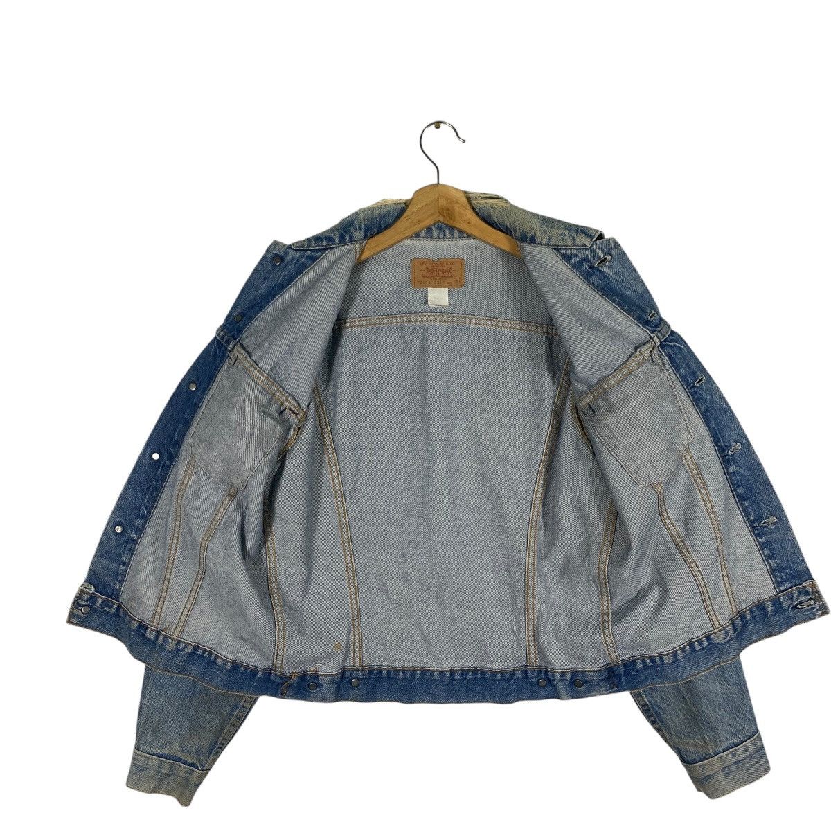 Levi's × Levi's Vintage Clothing × Vintage Vintage Levis Denim Truckers Jacket 70505-0217 Size US S / EU 44-46 / 1 - 9 Thumbnail