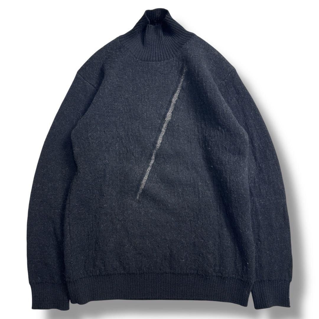 Yohji Yamamoto POUR HOMME 15aw archive slash knit Size US L / EU 52-54 / 3 - 1 Thumbnail