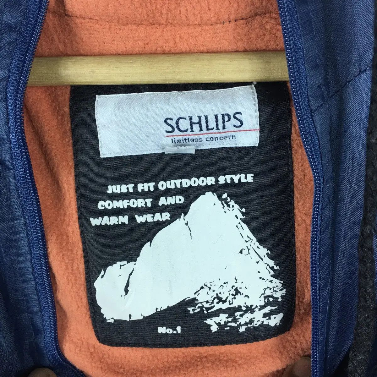 Vintage Vtg SCHLIPS Hiking Jacket Parka Trench Outdoor Sweater Size US M / EU 48-50 / 2 - 3 Thumbnail