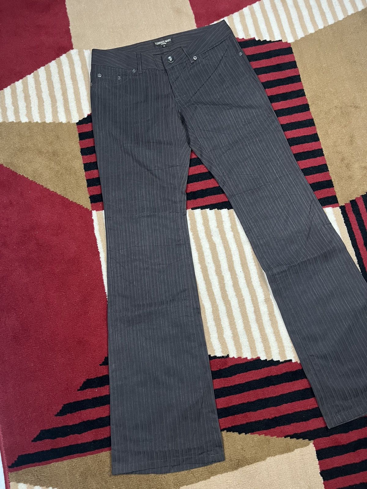 If Six Was Nine × Japanese Brand × Tornado Mart Tornado Mart Femme Bootcut Pants Size US 29 - 2 Thumbnail