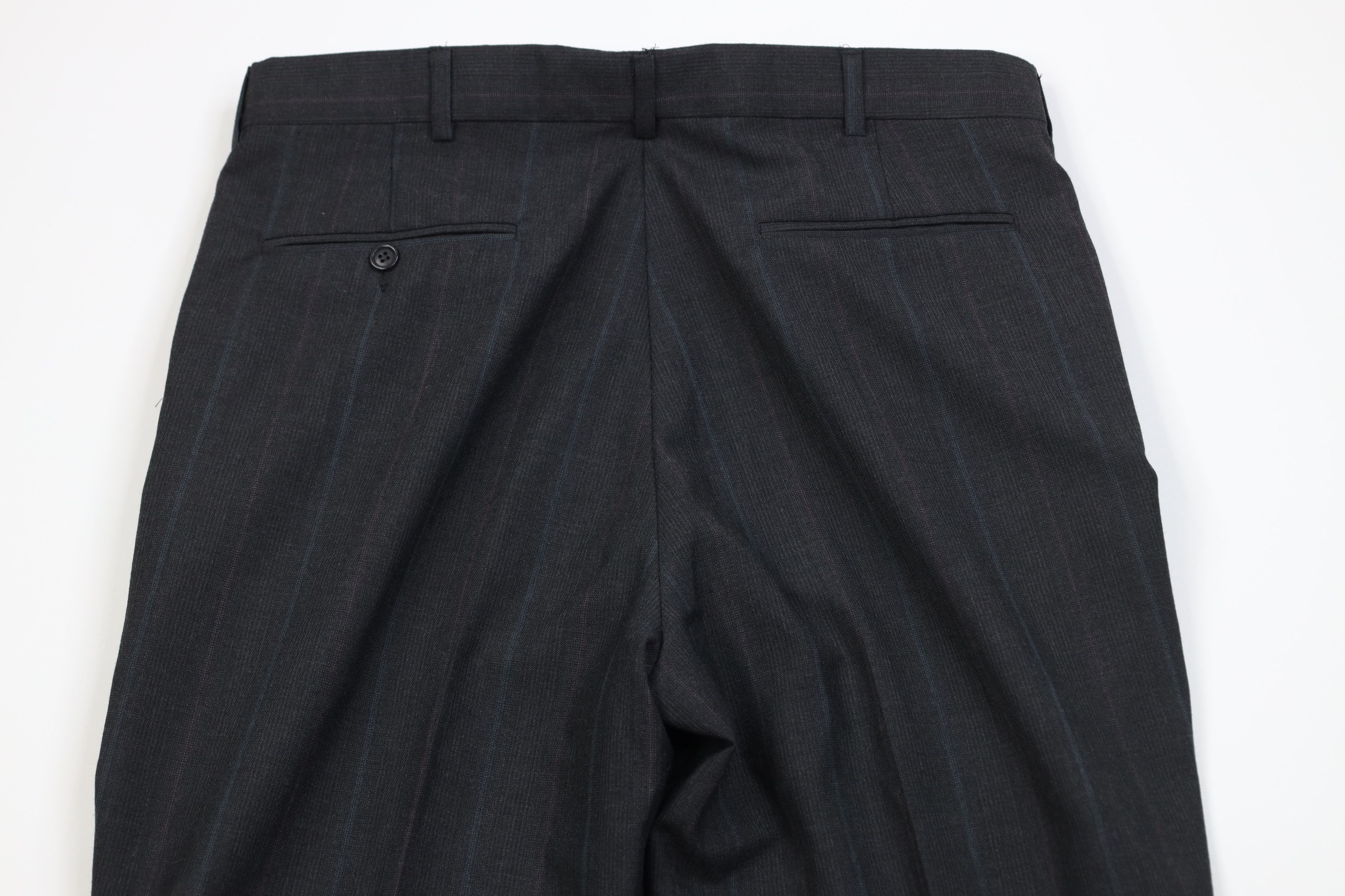Vintage Vintage 90s Streetwear Striped Wide Leg Chino Pants USA Size US 34 / EU 50 - 12 Thumbnail
