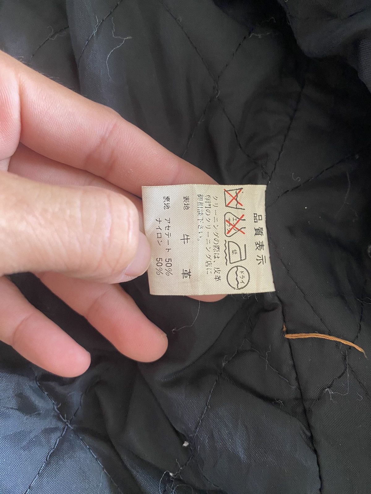 Yasuyuki Ishii VINTAGE RUDIES JAPAN BIKER LEATHER COWHIDE 90s LGB PUNK Size US M / EU 48-50 / 2 - 5 Thumbnail
