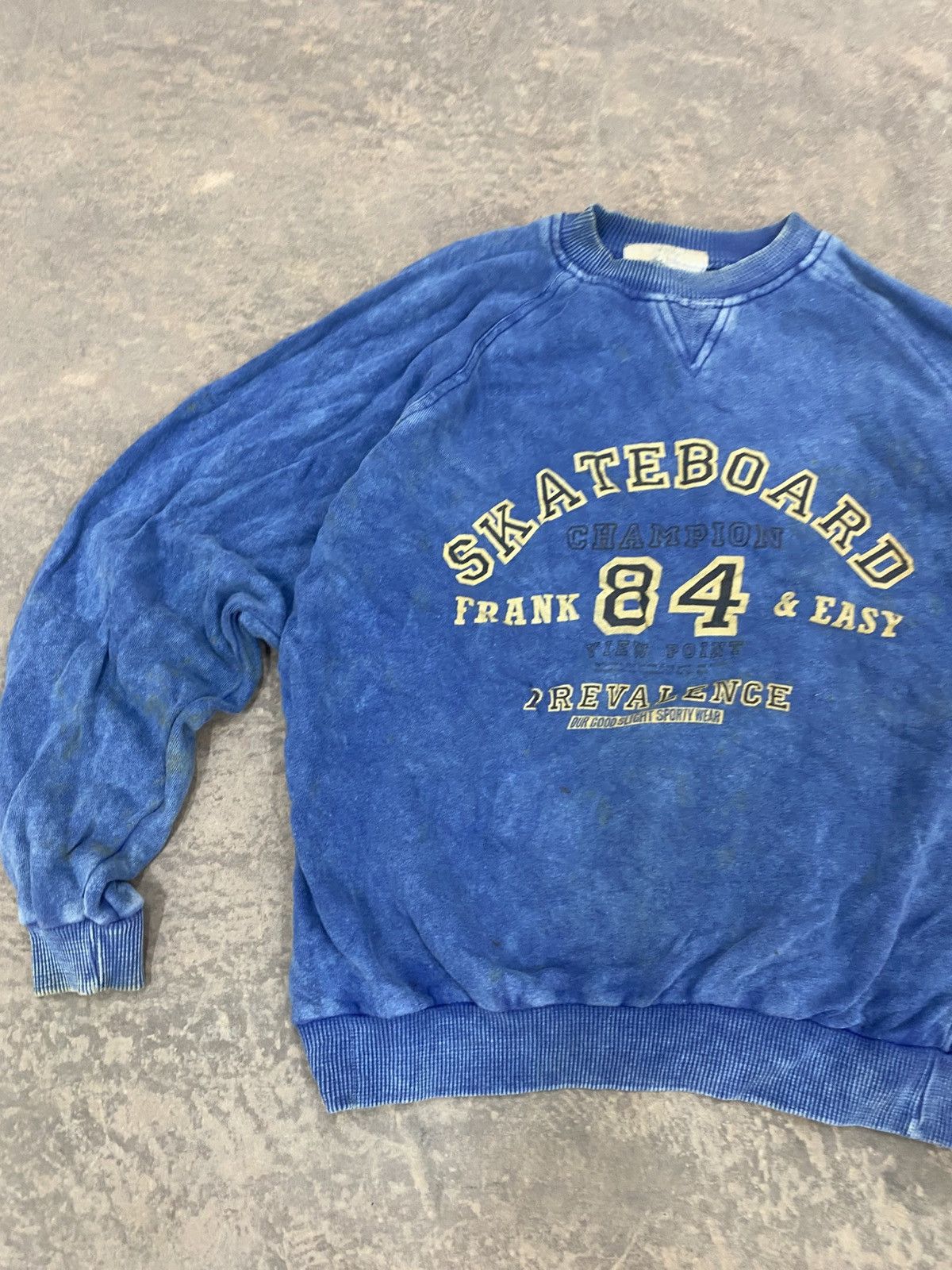 Vintage 1980s -Vintage Skateboard Dirty Sweatshirt Size US M / EU 48-50 / 2 - 6 Thumbnail