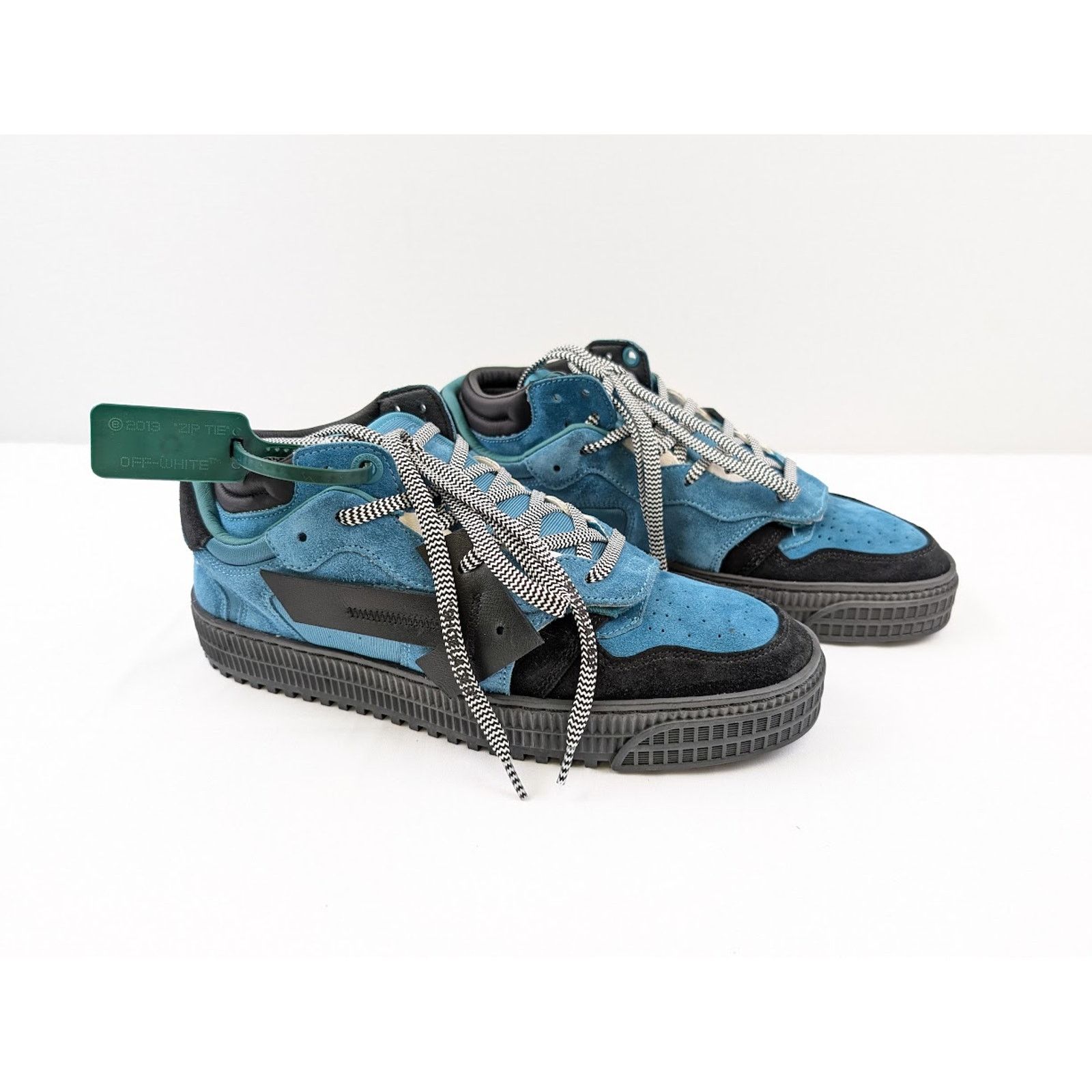 Off-White o1rshd1 Floating Arrow Suede Sneakers in Multicolor Size US 12 / EU 45 - 8 Thumbnail