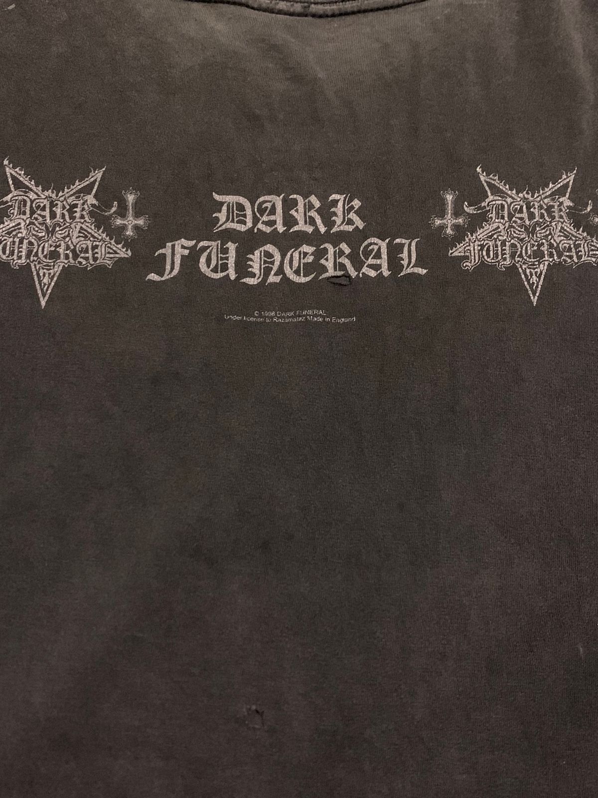 Band Tees Vintage 90s Dark Funeral Razamataz Tee Size US L / EU 52-54 / 3 - 5 Thumbnail