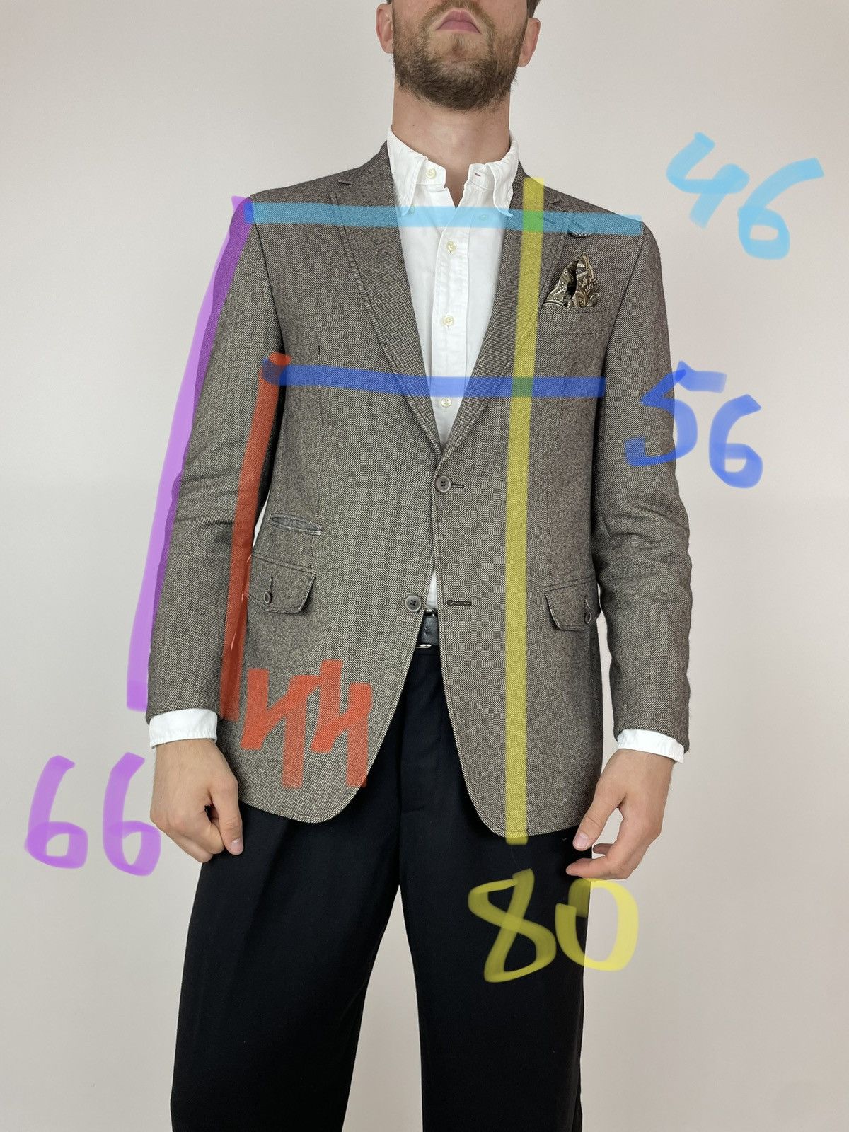 Other CARL GROSS Wool Blazer jacket size 42R / 52 Size 42R - 9 Thumbnail