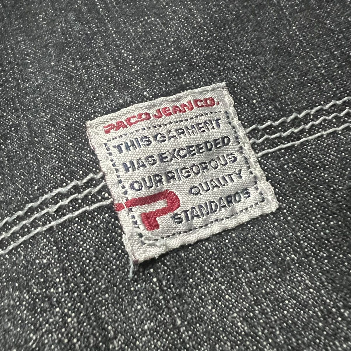 Affliction × JNCO × Southpole Vintage Y2K Paco Jean Company Faded Black Denim Jean Shorts Size US 30 / EU 46 - 3 Thumbnail