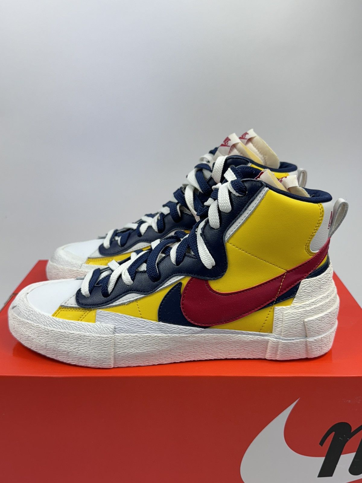 Nike × Sacai NIKE BLAZER MID SACAI Size US 10 / EU 43 - 2 Thumbnail