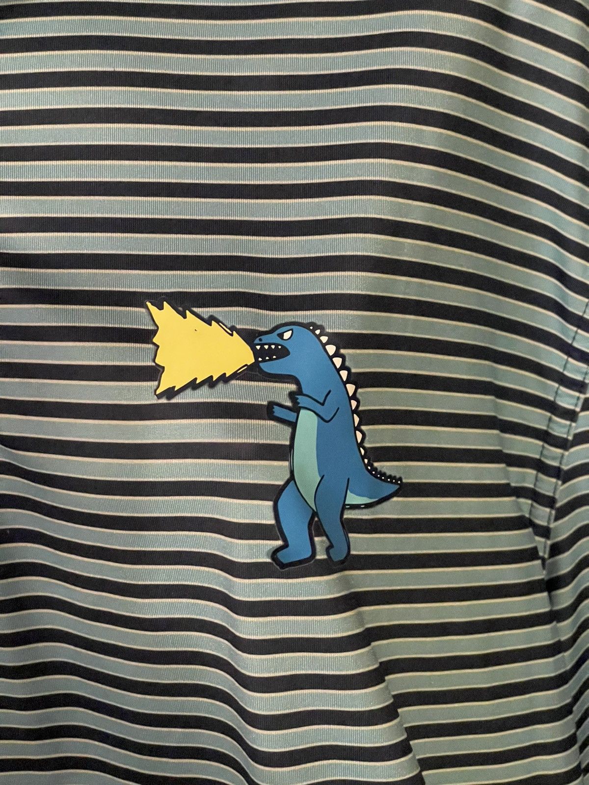 Chubbies Chubbies Men’s L Blue Striped Fired Up Stretched Polo Shirt Size US L / EU 52-54 / 3 - 3 Thumbnail