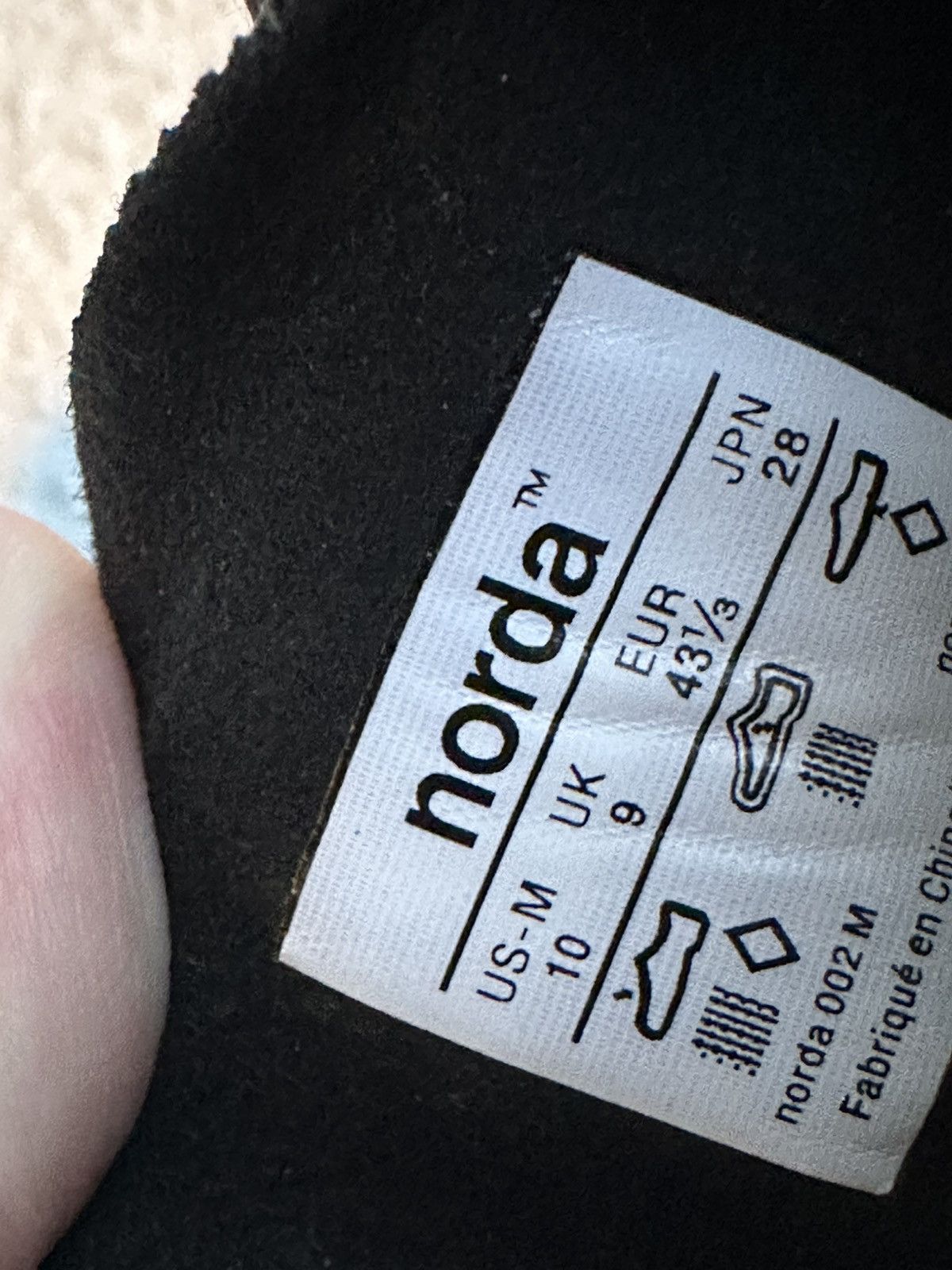 norda NORDA 002 CINDER Size US 10 / EU 43 - 9 Thumbnail