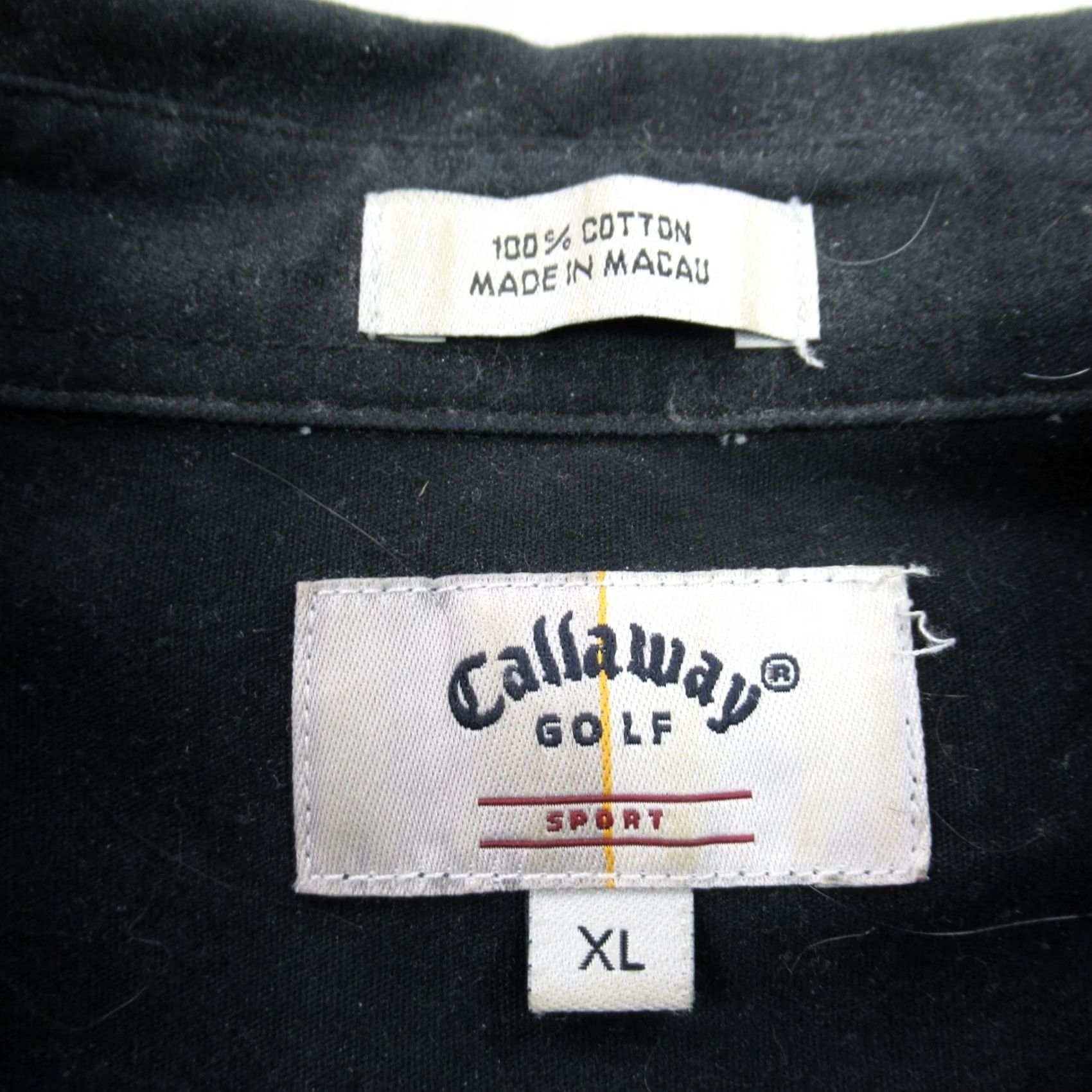 Callaway Callaway Shirt XL Black Casual Lightweight Short Sleeve Button Front Mens Size US XL / EU 56 / 4 - 4 Thumbnail